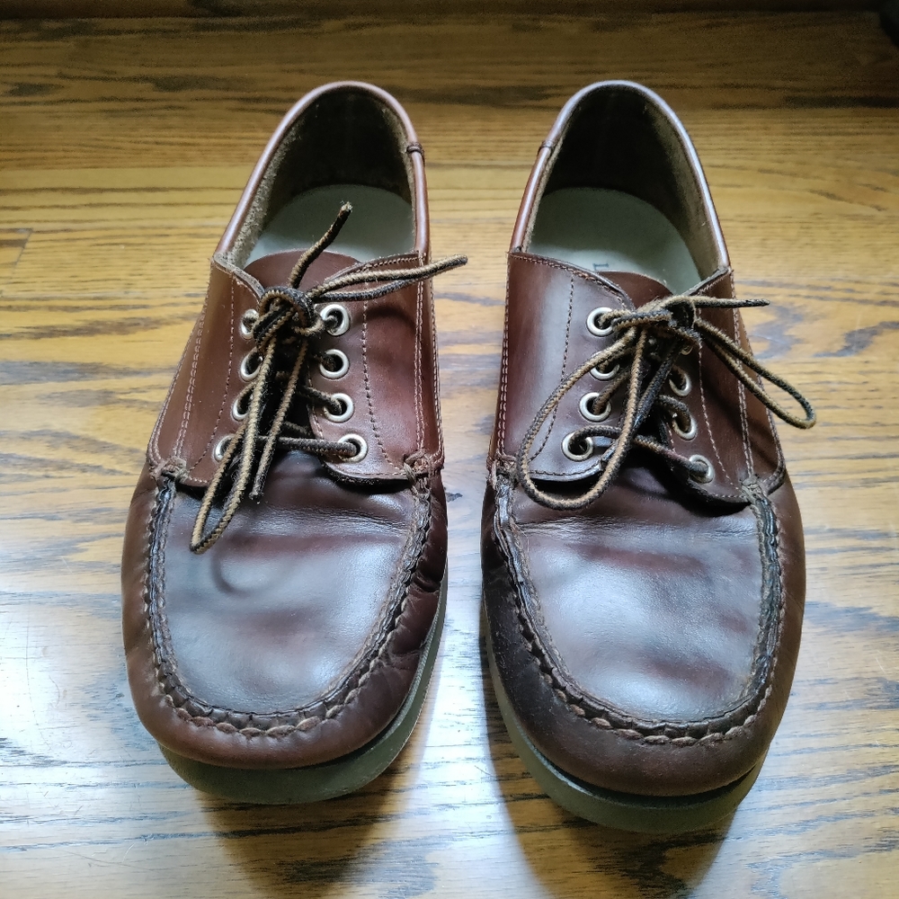 Men's L.L.beans leather loafers shoes size 11